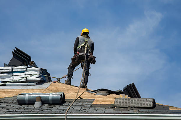 Professional Roof Replacement technician working in San Antonio, FL